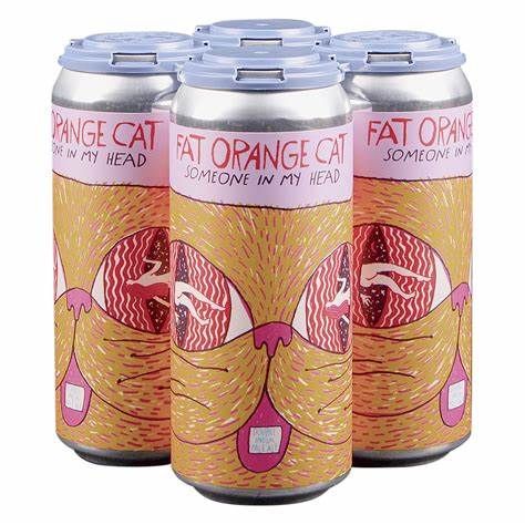 Fat Orange Cat Skipping My First Marriage Amber Ale 16oz