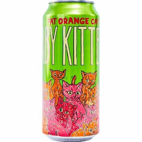 Fat Orange Cat Baby Kittens NE Hazy IPA 4pk cans single