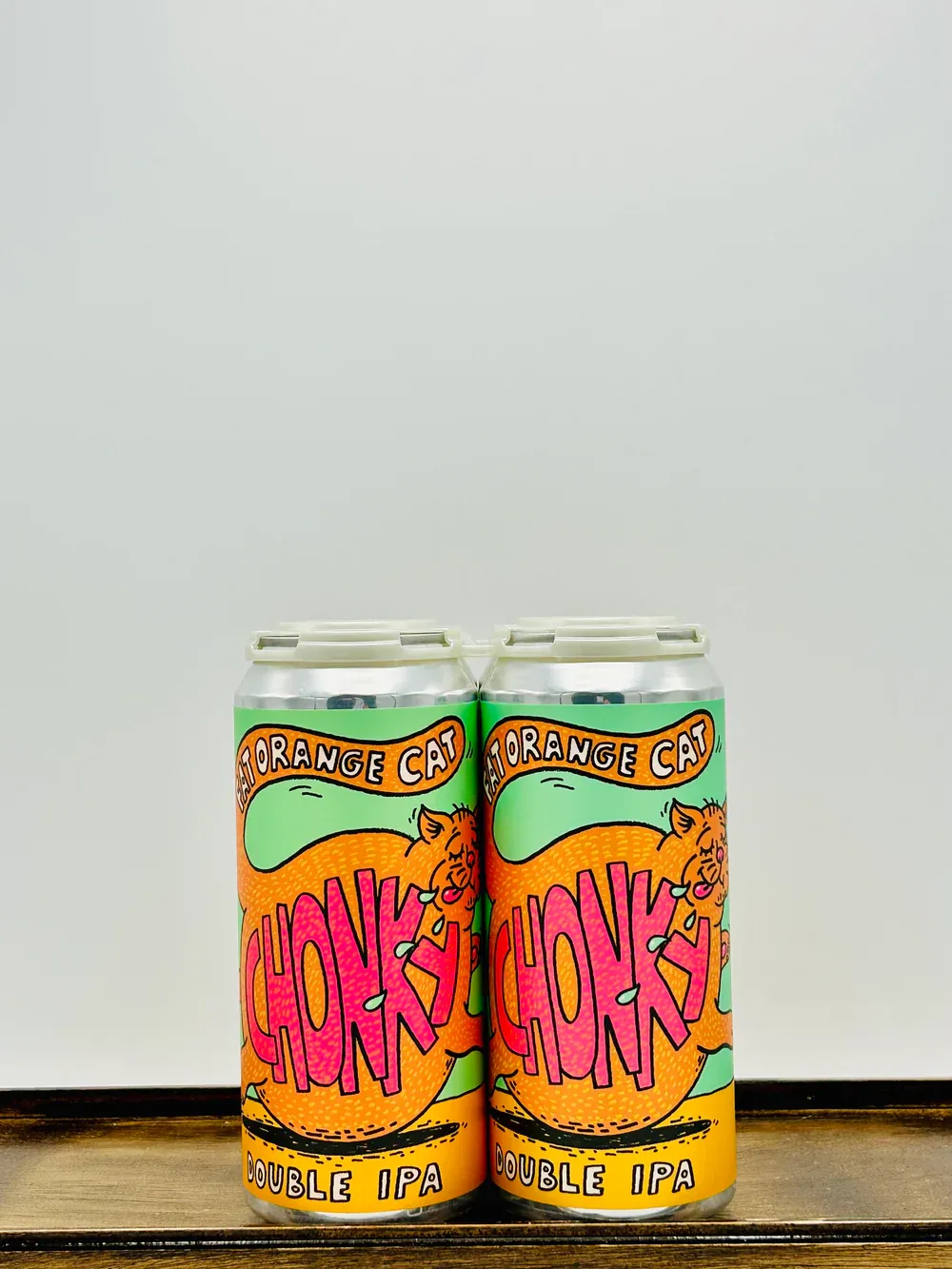 Fat Orange Chonkey Cat Double IPA 4pk cans