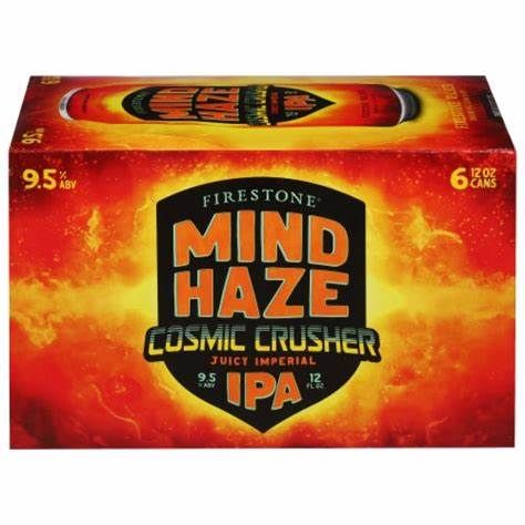 Firestone Mind Haze Cosmic Crusher Juicy IIPA 6pk Cans