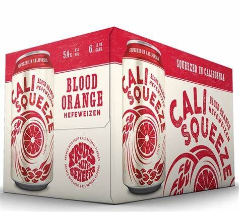 Firestone Cali Squeeze Blood Orange Citrus Wheat Ale 6pk cans