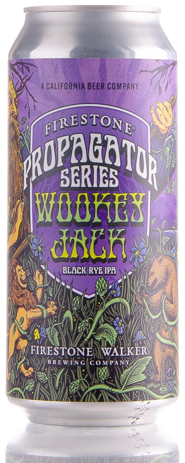 Firestone Wookey Jack Black Rye IPA 6pk cans single