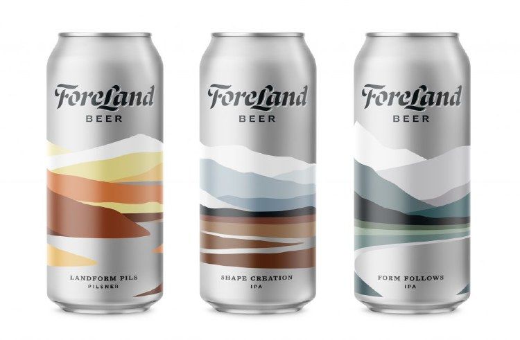 Foreland Beer Shape Creation W. Coast IPA 4pk 16oz cans