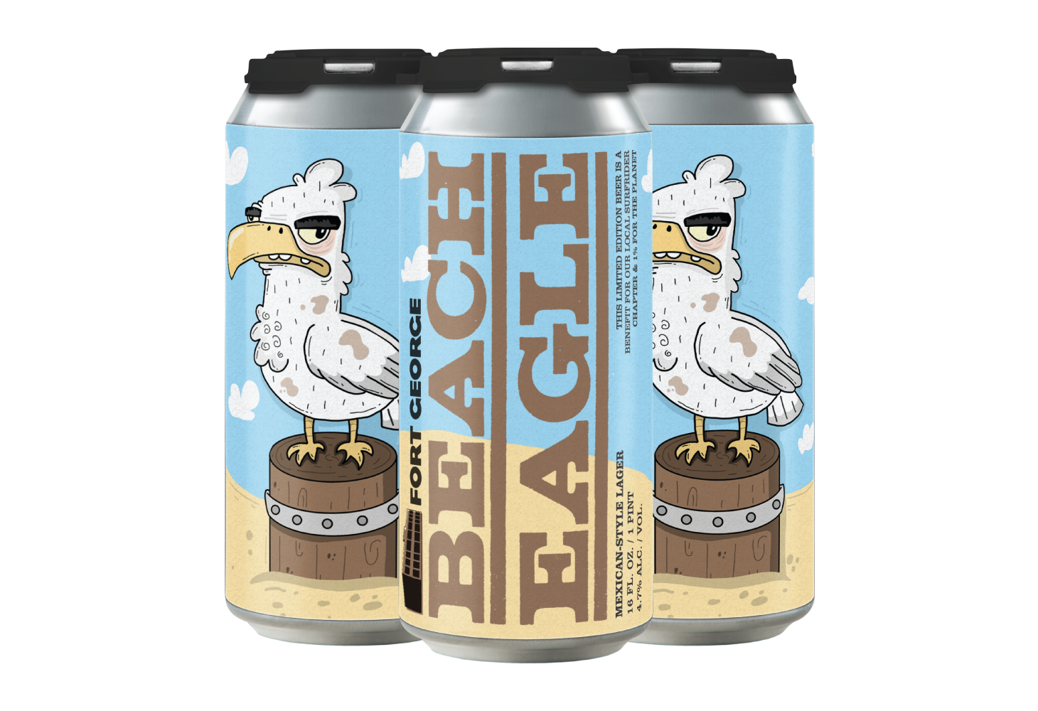Fort George Beach Eagle 4pk 16oz Cans