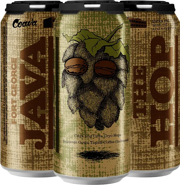 Fort George Java the Hop IPA 4pk 16oz cans