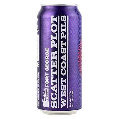 Fort George Scatter Plot West Coast Pils 4pk cans single