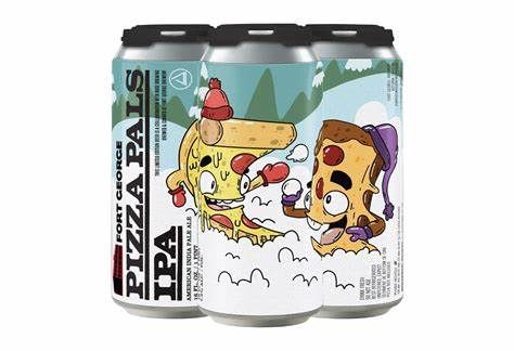 Fort George Pizza Pals IPA 4pk cans