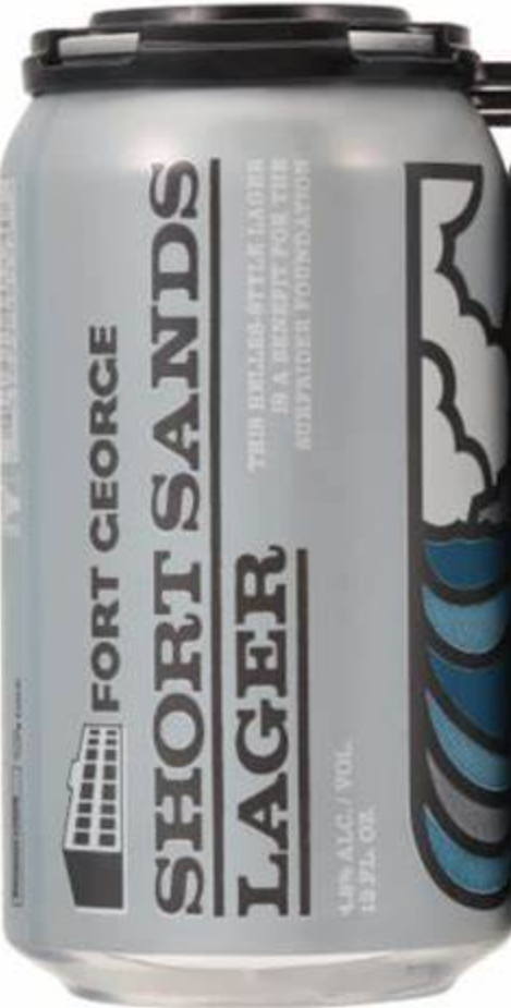 Fort George Short Sands Lager 6pk cans single