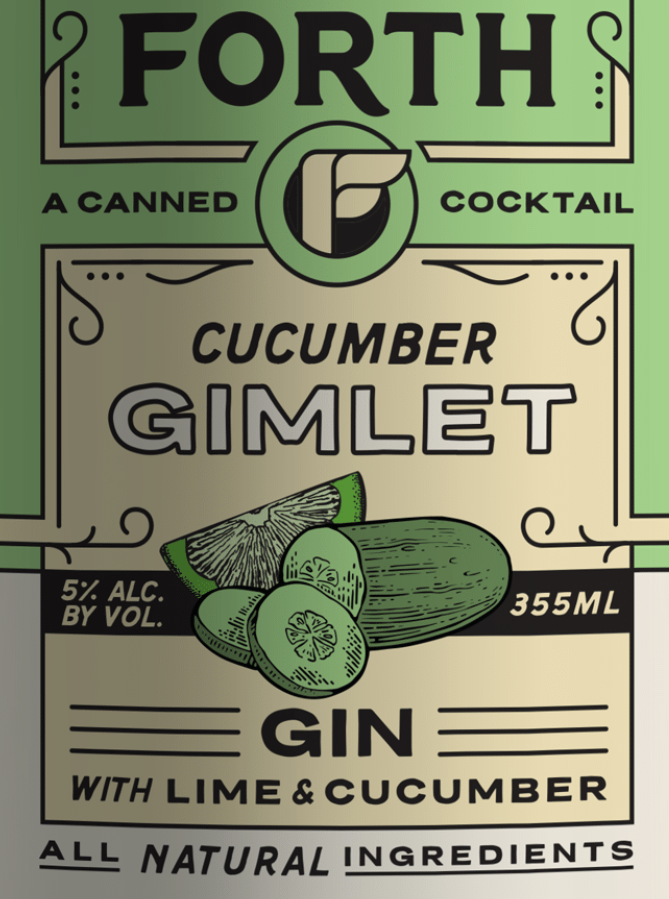 Forth Cucumber Gimlet 4pk can