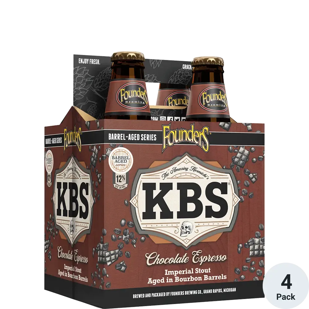 Founders Chocolate Espresso BA Imperial Stout 4pk