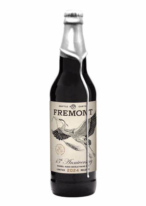 Fremont Barrel Aged 15th Anniversary BA Barleywine Ale 22oz