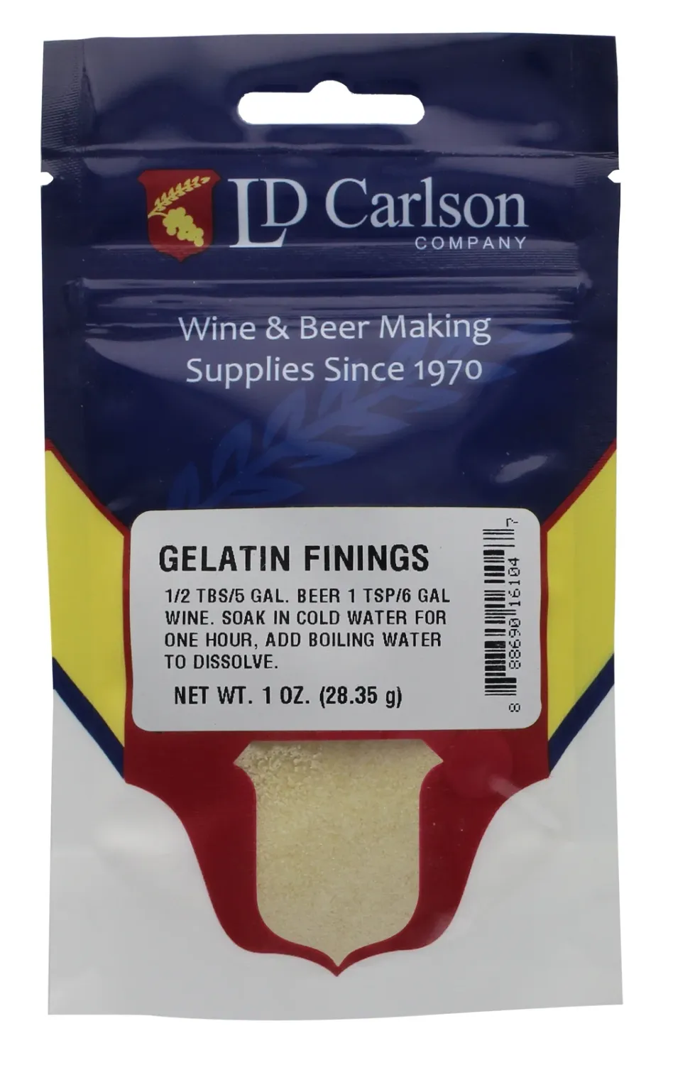 Gelatin Finings 1oz.