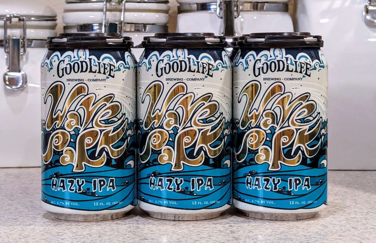 GoodLife Wave Park Hazy IPA 6pk cans