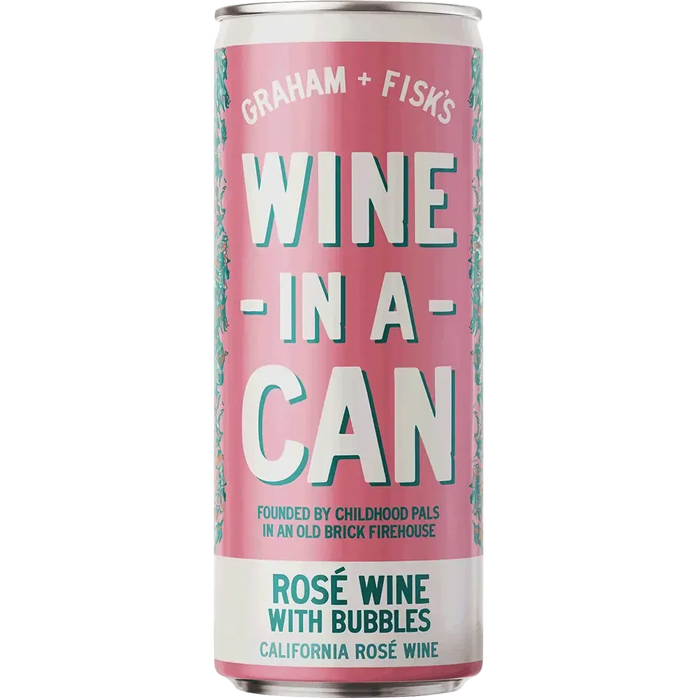 Graham + Fisk&#39;s Rose Wine In A Can