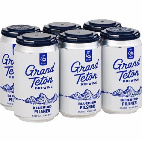 Grand Teton Bluebird Pilsner 6pk cans