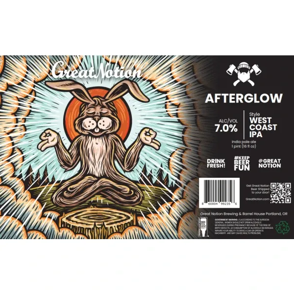 Great Notion Afterglow West Coast IPA 4pk cans single