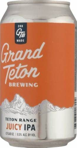 Grand Teton Teton Range Juicy IPA 6pk cans single