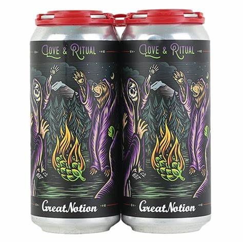 Great Notion Love and Ritual Hazy  IPA 4pk cans