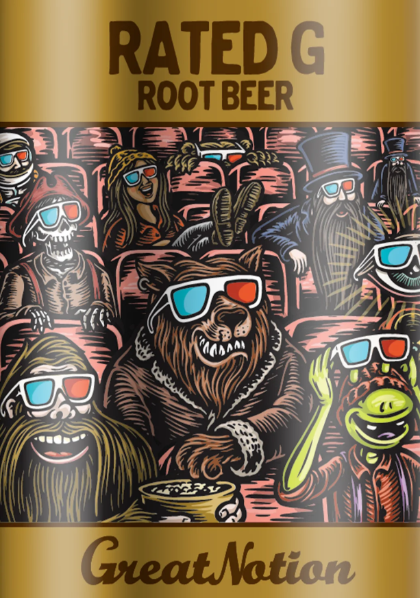 Great Notion Rated &#39;G&#39; Root Beer Soda 6pk cans