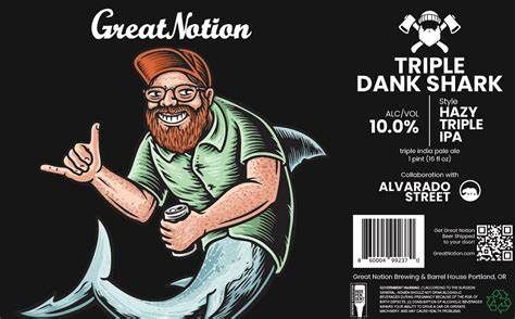 Great Notion Triple Dank Shark TIPA 4pk 16oz cans