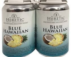 Heretic Blue Hawaiian 4pk cans