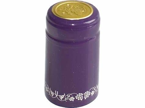Heat Shrink Hoods Purple/Silver Grapes (30pk)