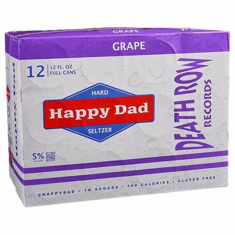 Happy Dad Grape Hard Seltzer 12pk cans