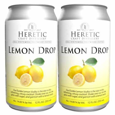 Heretic Raspberry Lemon Drop 4pk cans