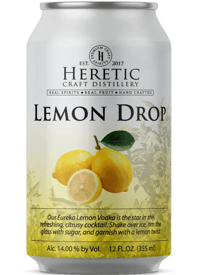 Heretic Raspberry Lemon Drop 4pk cans single