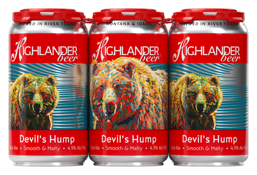 Highlander Beer Devil&#39;s Hump Red Ale 6pk cans