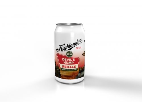 Highlander Beer Devil&#39;s Hump Red Ale 6pk cans single