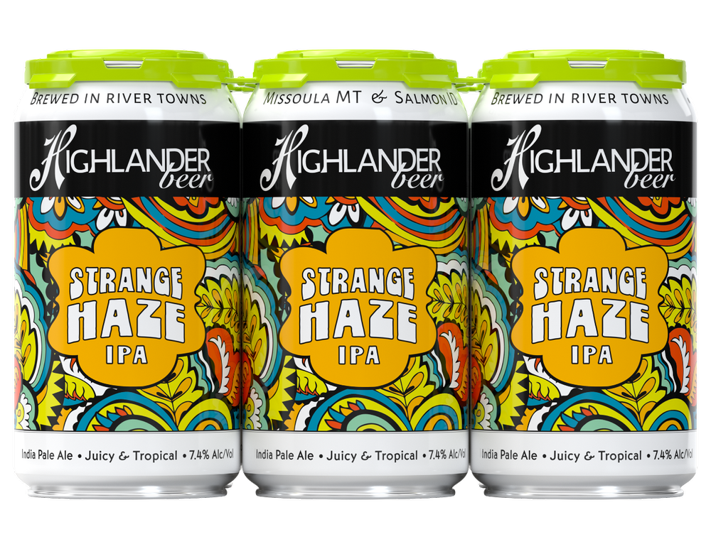 Highlander Strange Haze IPA 6pk cans