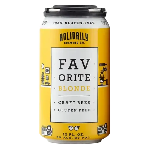 Holidaily Brewing Gluten Free Favorite Blonde Ale 4pk cans single