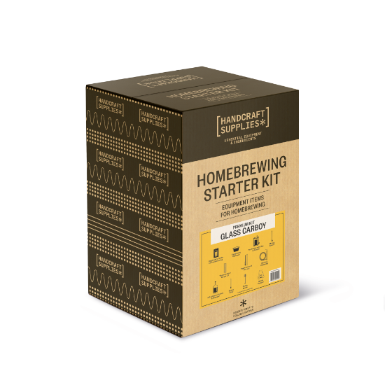 Homebrewing Equipment Starter Kit with Glass Carboy