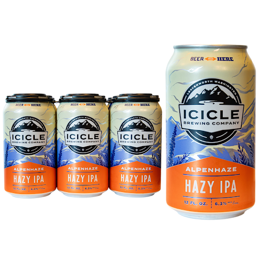 Icicle Brewing Alpenhaze Hazy IPA 6pk cans