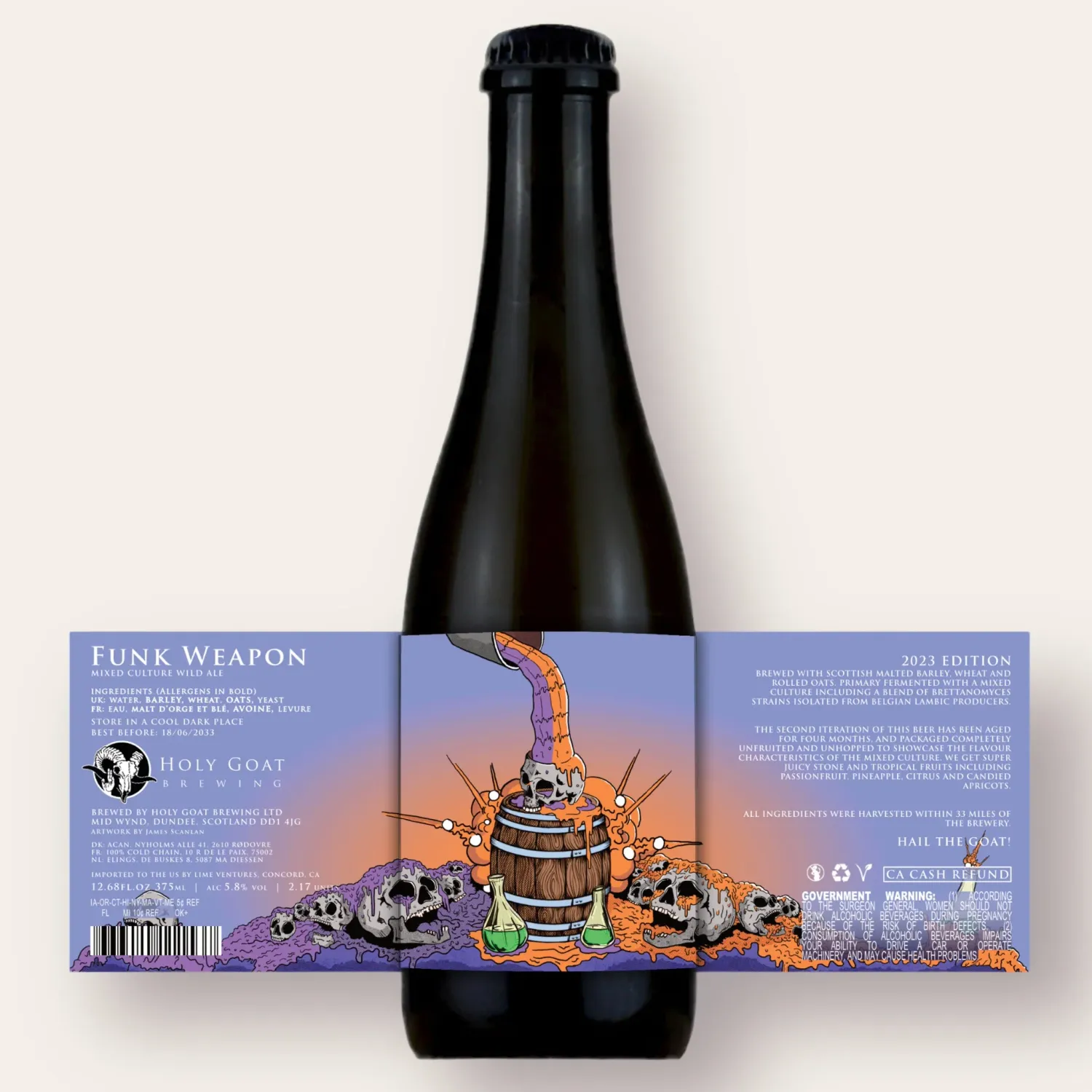 Holy Goat Funk Weapon Wild Ale  375ml