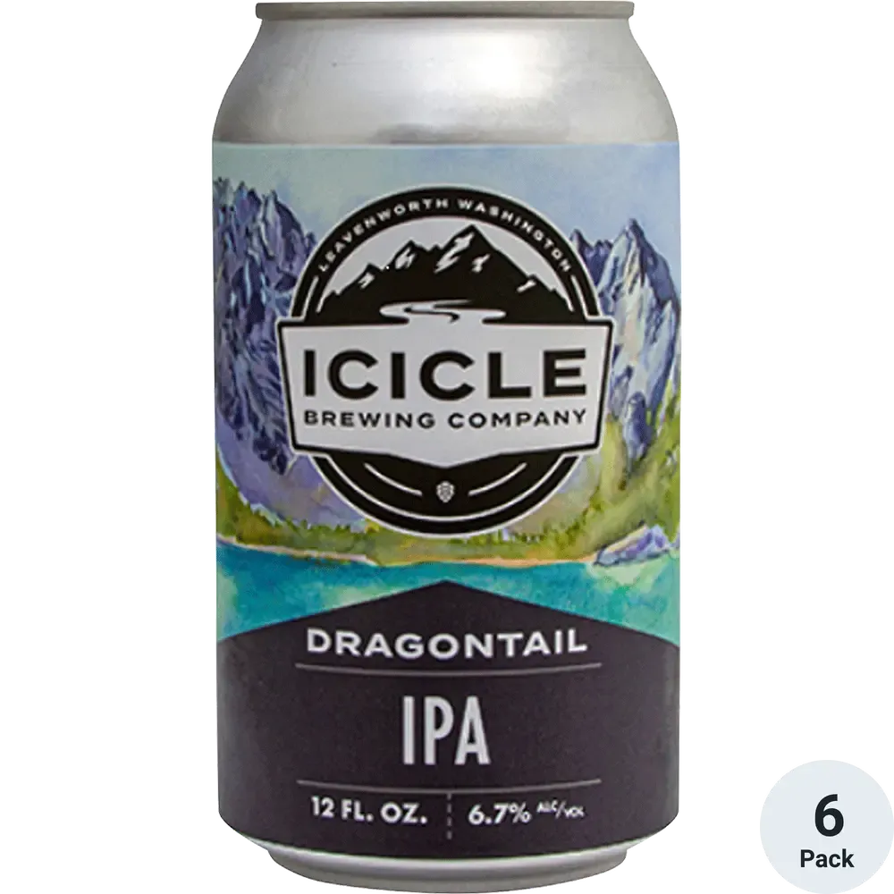 Icicle Brewing Dragontail IPA 6pk cans single