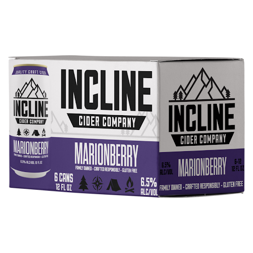 Incline Marionberry Cider 6pk cans