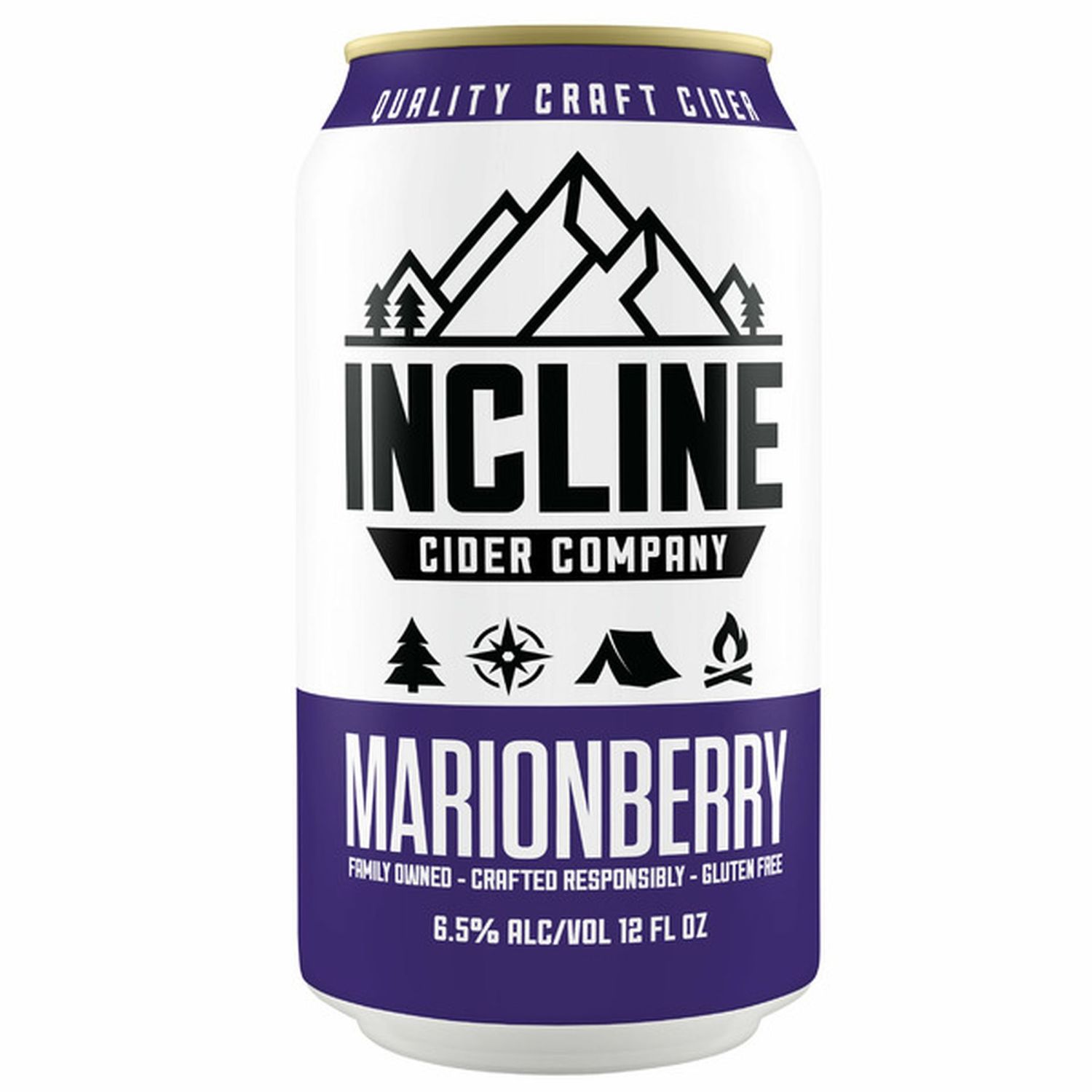 Incline Marionberry Cider can single