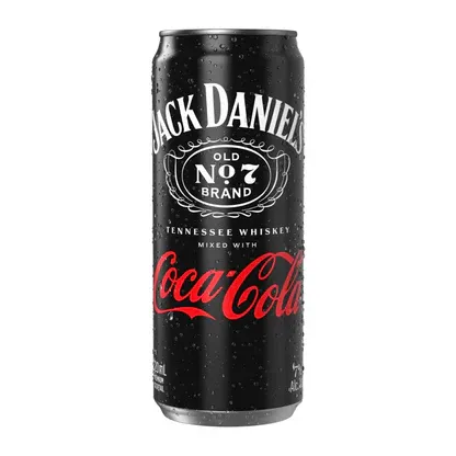 Jack Daniel&#39;s Whiskey &amp; Coca Cola 4 pk cans single