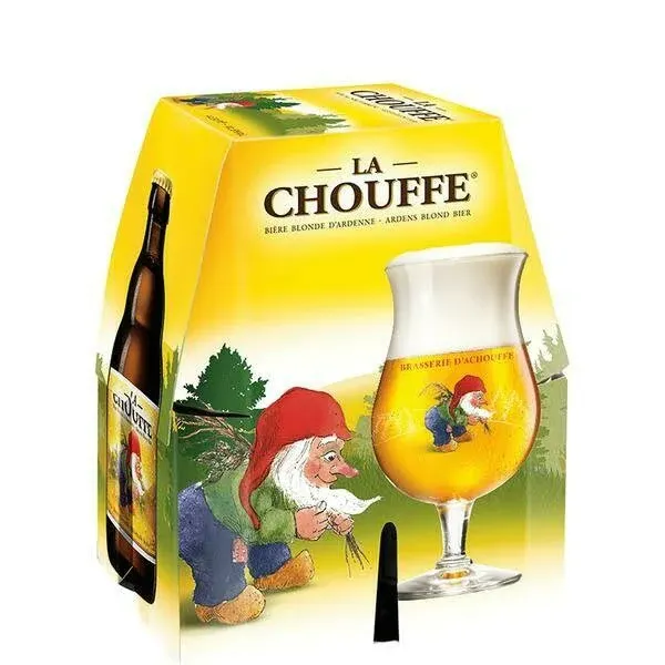 La Chouffe Belgian Blonde Ale 4 pk bottle