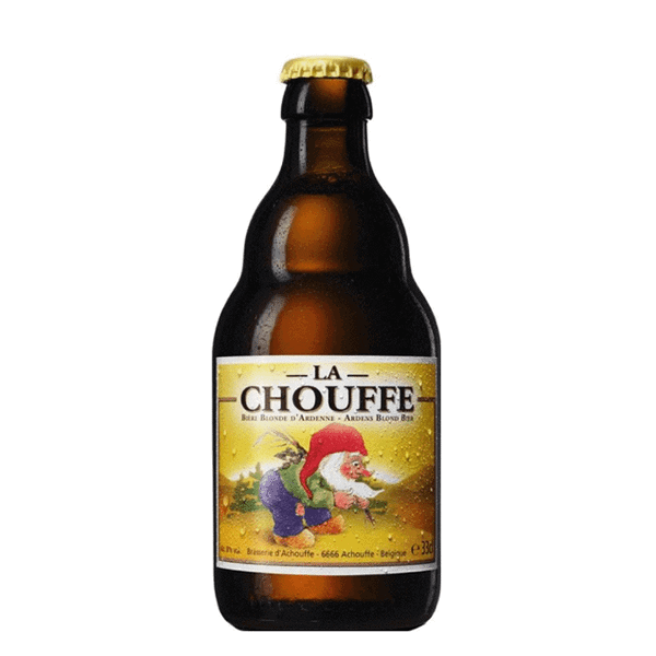 La Chouffe Belgian Blonde Ale 4 pk bottle single