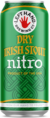 Left Hand Nitro Dry Irish Stout 6pk 16oz cans single