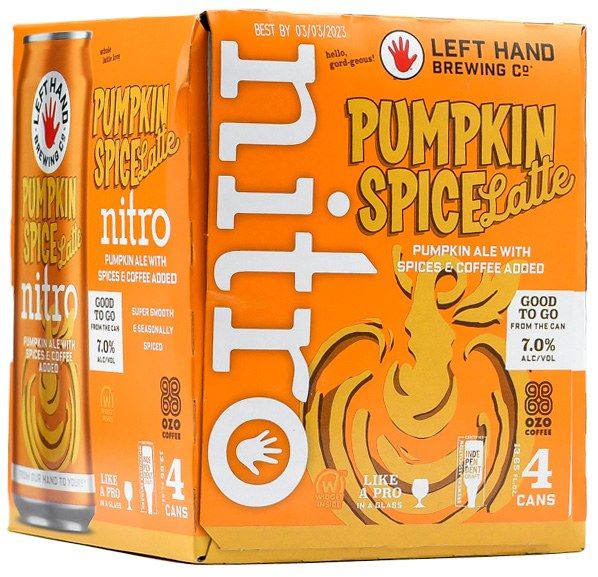 Left Hand Pumpkin Spice Latte Nitro 4pk cans