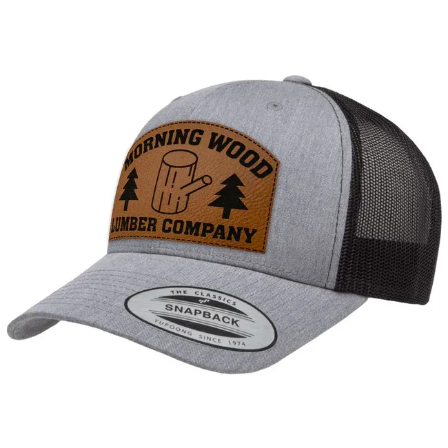 Local Vender Trucker Hat with Real Wooden patch