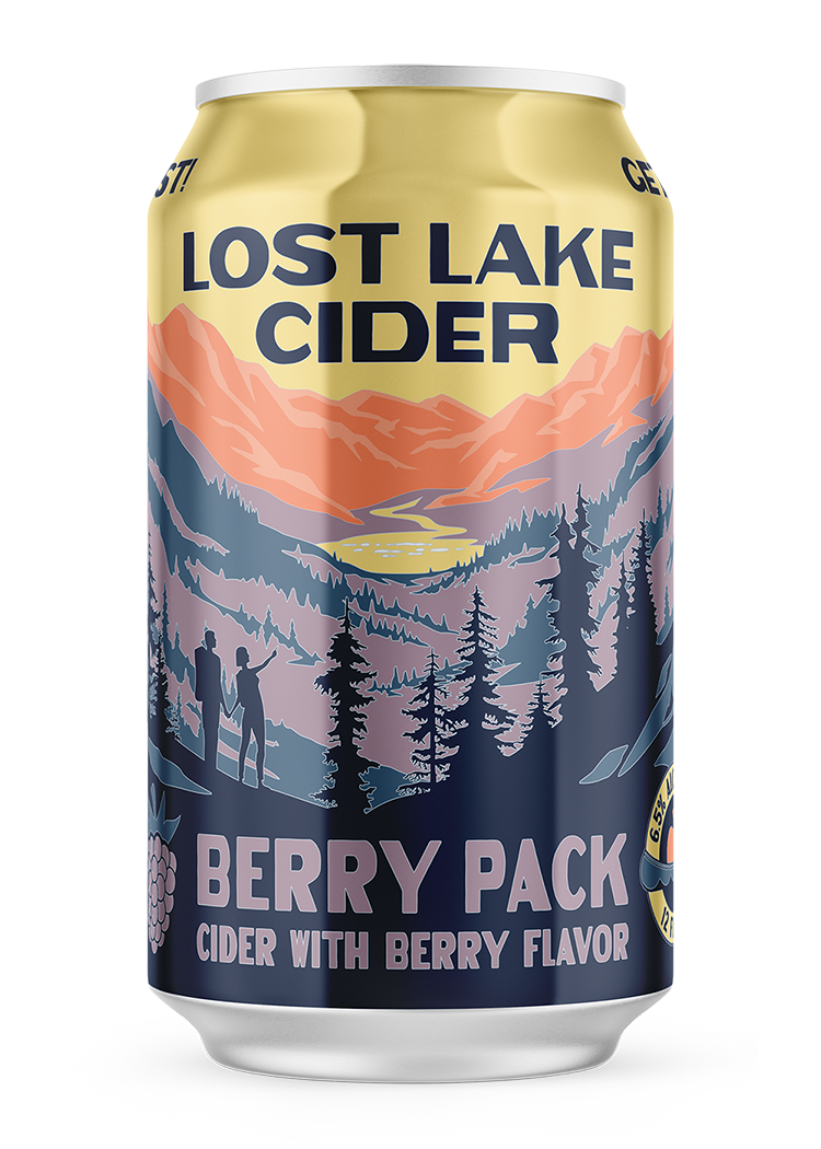 Lost Lake Berry Pack Hard Cider 6pk cans single