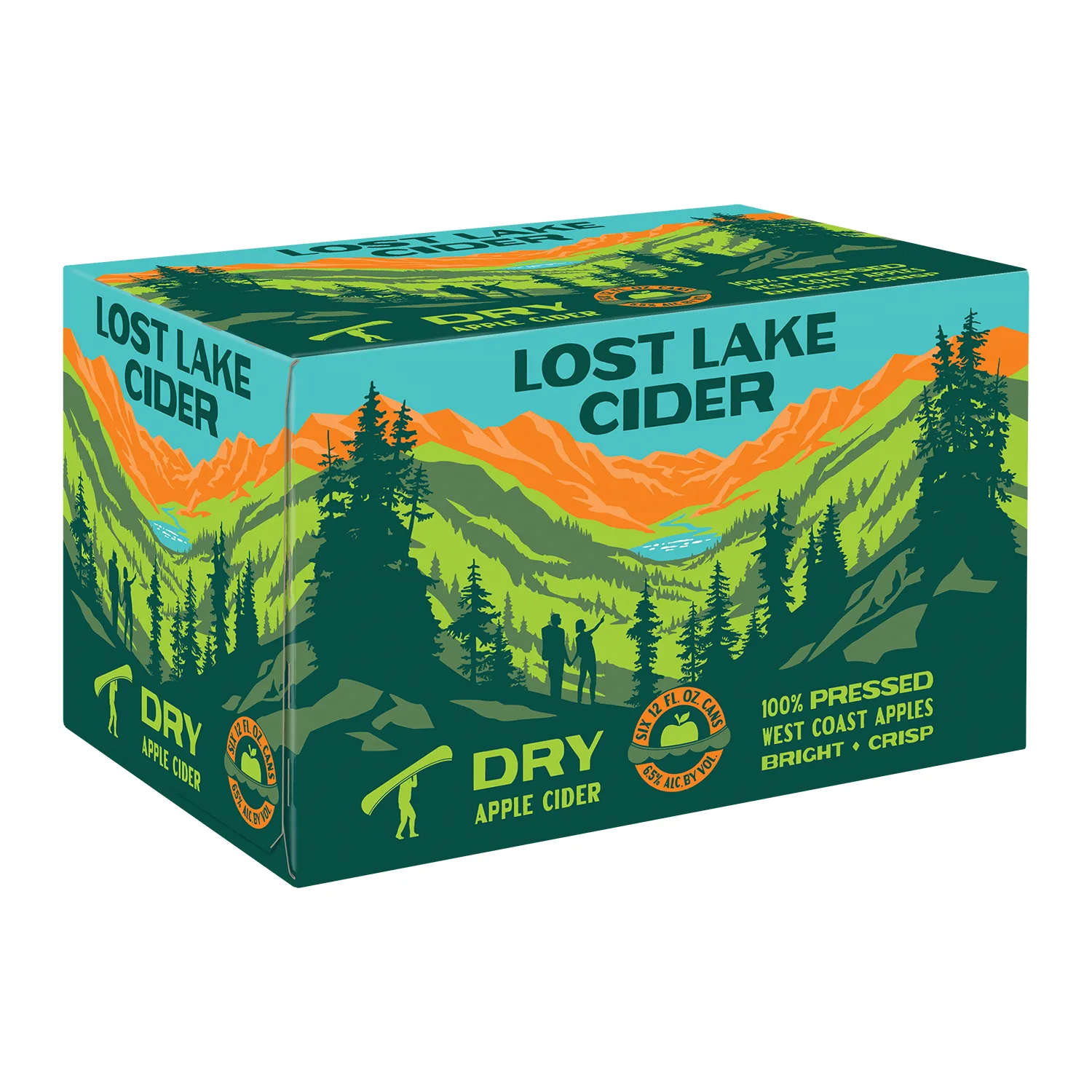 Lost Lake Dry Hard Apple Cider 6pk cans