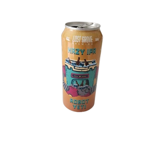 Lost Grove Robot Yeti Hazy IPA 4pk 16oz cans single