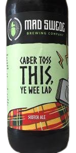 Mad Swede Caber Toss Ye Wee Lad Scotch Ale 4pk cans single