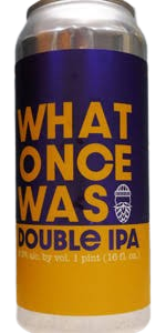 Lumberbeard What Once Was DIPA 4pk 16oz cans single
